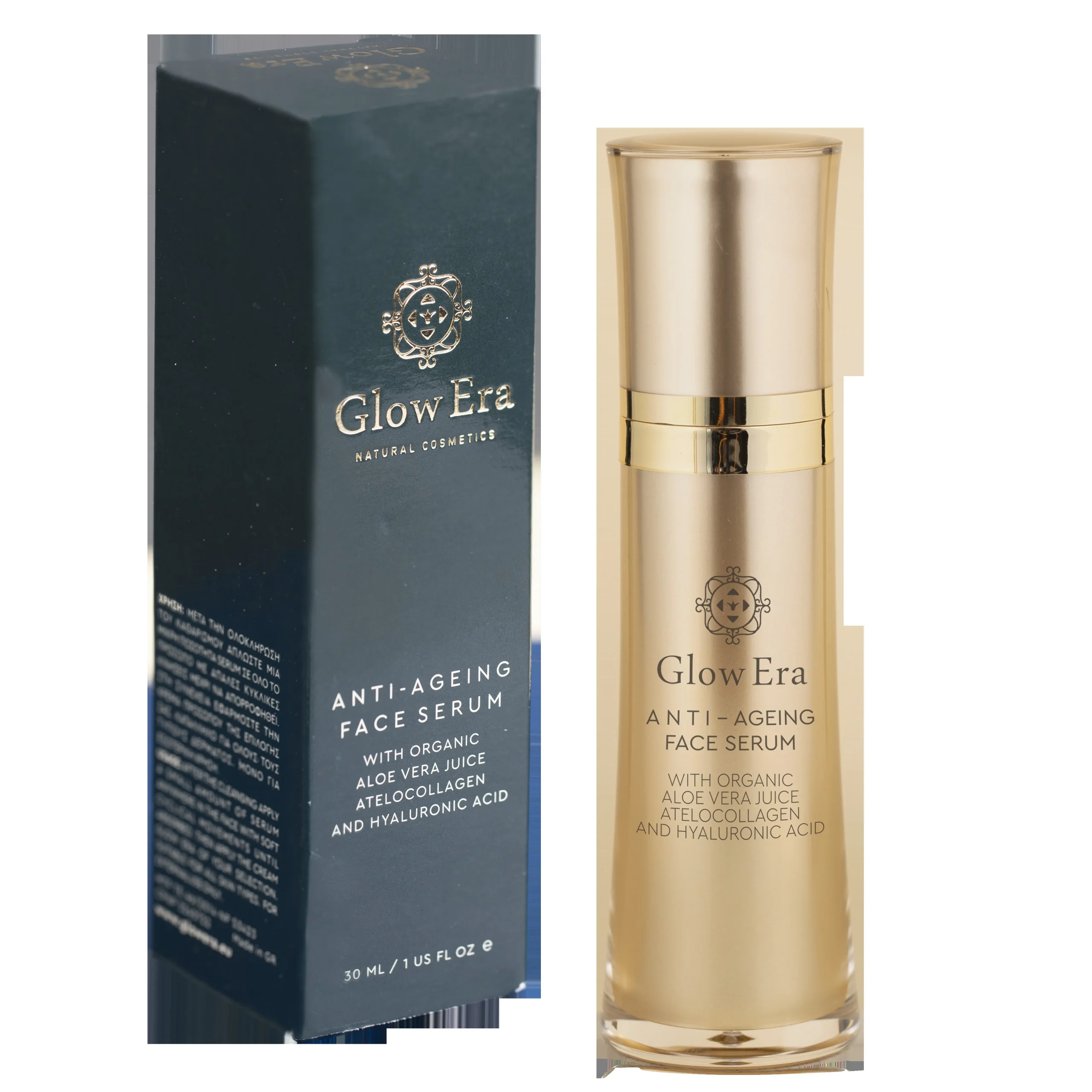 ΟΡΟΣ ΑΝΤΙΓΗΡΑΝΣΗΣ ΠΡΟΣΩΠΟΥ GLOW ERA ΜΕ ΑΛΟΗ 30ml