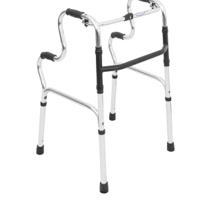 FOLDING WALKER WITH 2-LEVEL HANDLES