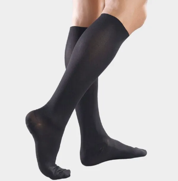 MEN'S SOCKS SILVER CLASSIC BLACK