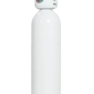 OXYGEN CYLINDER WITH BUILT-IN FLOWMETER