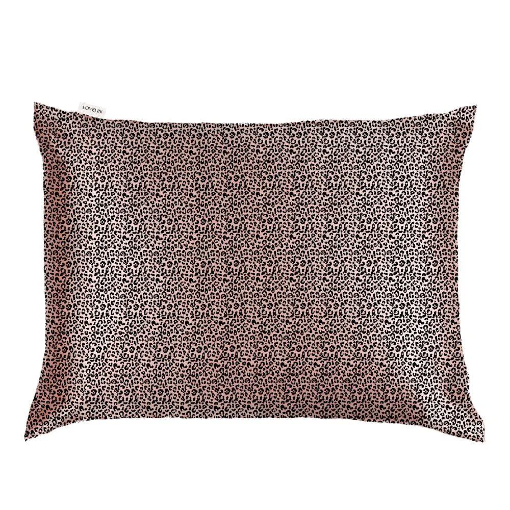 SILK PILLOWCASE LEOPARD 22mm ENVELOPE 50*70 cm