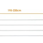 FOLDING METAL RAILING WITH HOOKS (PAIR)