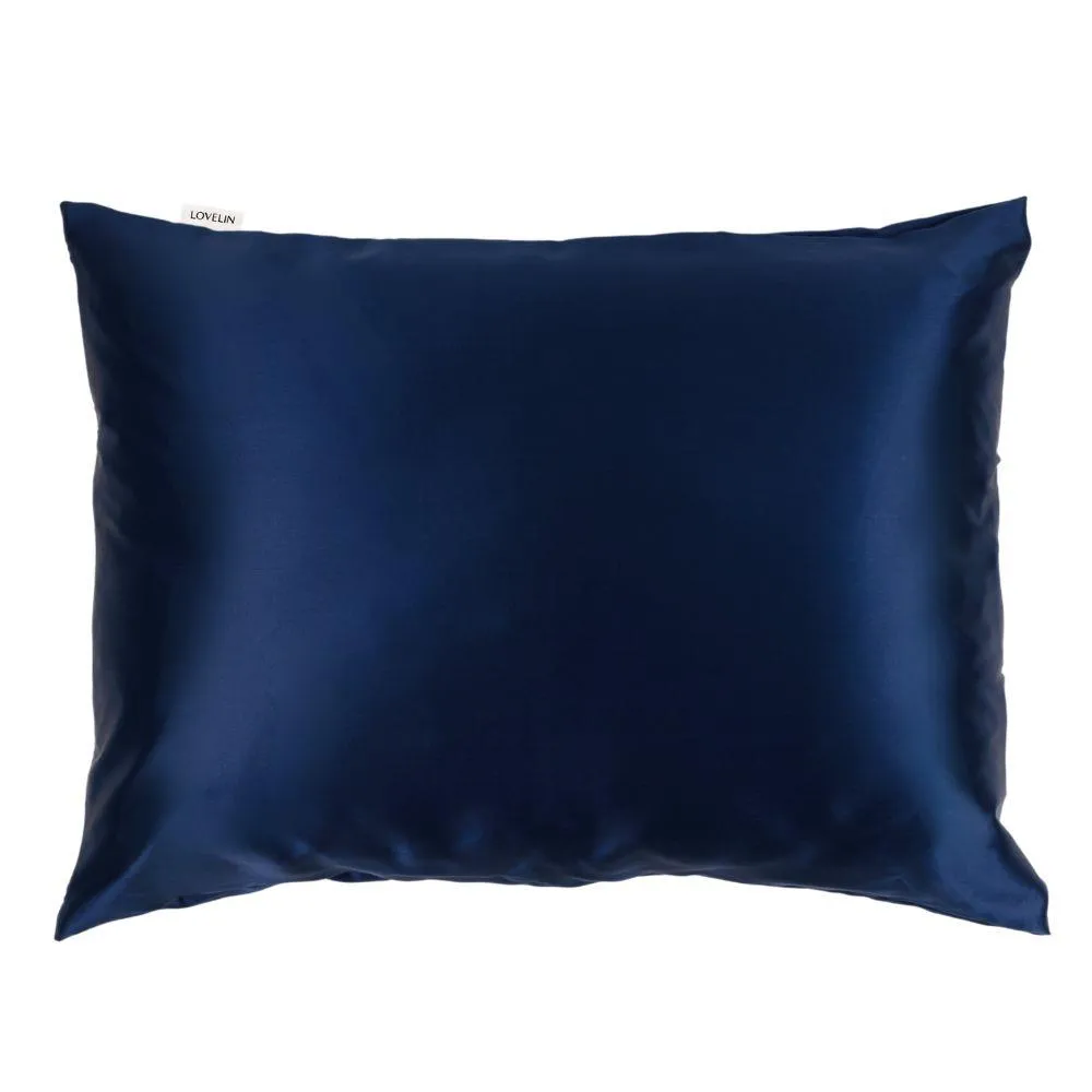 SILK PILLOWCASE BLUE MARINE 22mm ENVELOPE 50*70 cm