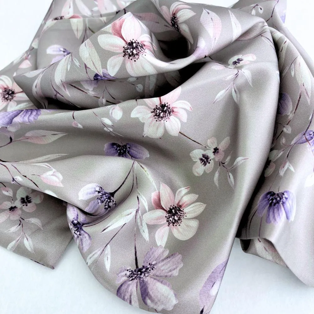 ΜΑΞΙΛΑΡΟΘΗΚΗ ΜΕΤΑΞΩΤΗ LILAC ANEMONE 22mm ΦΑΚΕΛΟΣ 50*70 cm