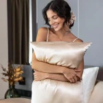 CHAMPAGNE SILK PILLOWCASE 22mm ENVELOPE 50*70 cm